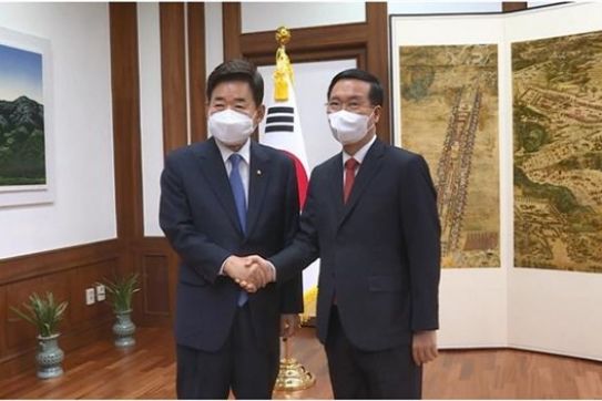 Vietnamese Party delegation busy in RoK