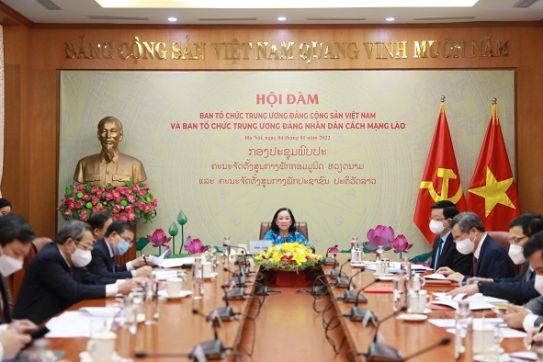 Việt Nam - Lào chia sẻ kinh nghiệm về công tác xây dựng Đảng