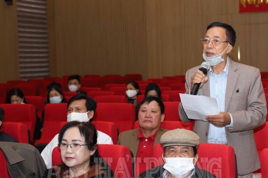 도선구 유권자들은 하이퐁시 도시 미화, 현대화 및 강들의 수질 보호에 관심 건의