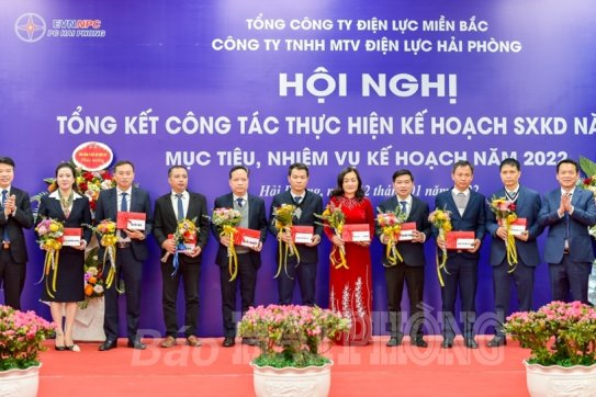 Công ty TNHH MTV Điện lực Hải Phòng: Phấn đấu sản lượng điện thương phẩm năm 2022 đạt hơn 8 triệu kWh
