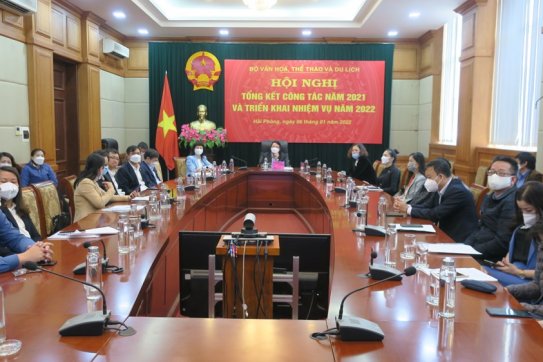 Sở Văn hóa và Thể thao Hải Phòng vinh dự nhận Cờ thi đua của Bộ Văn hóa Thể thao và Du lịch năm 2021