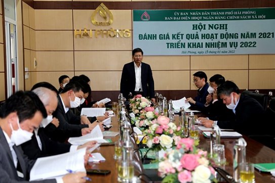 Ban đại diện Hội đồng quản trị Ngân hàng chính sách xã hội thành phố đánh giá hoạt động năm 2021, triển khai nhiệm vụ năm 2022