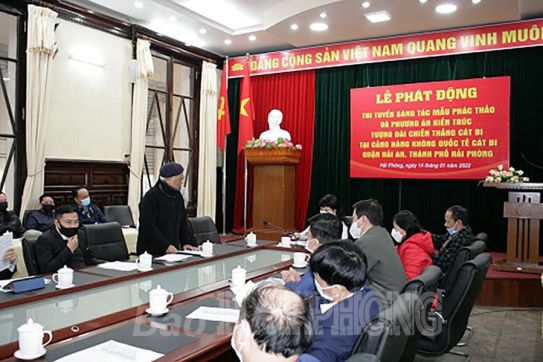 Phát động thi tuyển sáng tác mẫu phác thảo và phương án kiến trúc tượng đài Chiến thắng Cát Bi