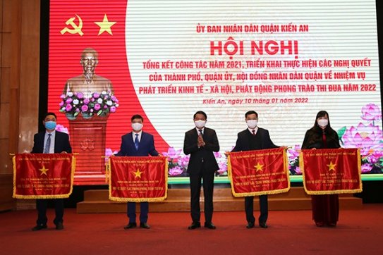 Quận Kiến An: Phấn đấu thực hiện thắng lợi các  nhiệm vụ, chỉ tiêu phát triển kinh tế - xã hội năm 2022