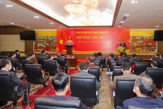 Đảng ủy Khối các cơ quan thành phố: Tổng kết công tác năm 2021; phương hướng, nhiệm vụ công tác năm 2022