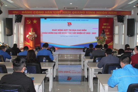 Đoàn Khối Doanh nghiệp thành phố phát động đợt thi đua cao điểm chào mừng Đại hội Đoàn các cấp, nhiệm kỳ 2022 - 2027