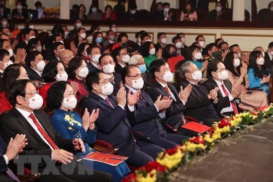 Lễ trao Giải báo chí toàn quốc về xây dựng Đảng mang tên Búa liềm vàng