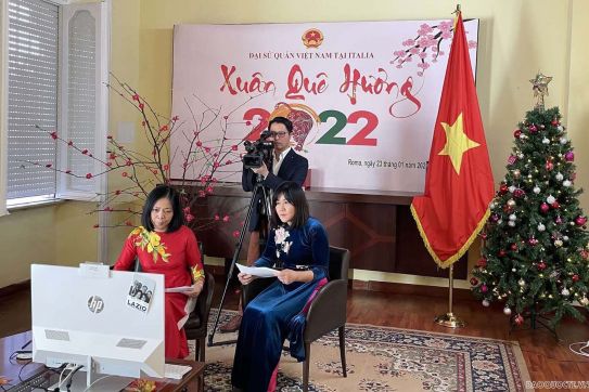 Xuân Quê hương 2022 trực tuyến với kiều bào tại Italy và Cyprus: Lan tỏa văn hóa và tài năng Việt