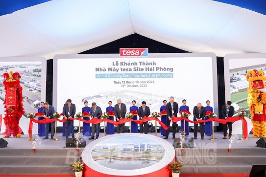 Khánh thành Nhà máy sản xuất băng dính công suất 40 triệu m2/năm tại Hải Phòng