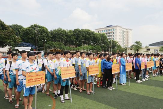 Khai mạc giải Bóng đá Thanh niên thành phố Hải Phòng Cúp Hoa Phượng đỏ năm 2023