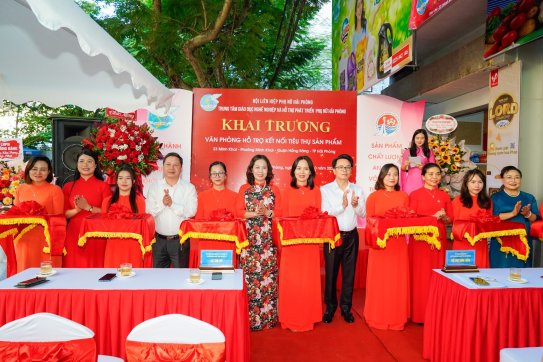 Khai trương “Văn phòng kết nối tiêu thụ sản phẩm” tại 23 Minh Khai (quận Hồng Bàng)