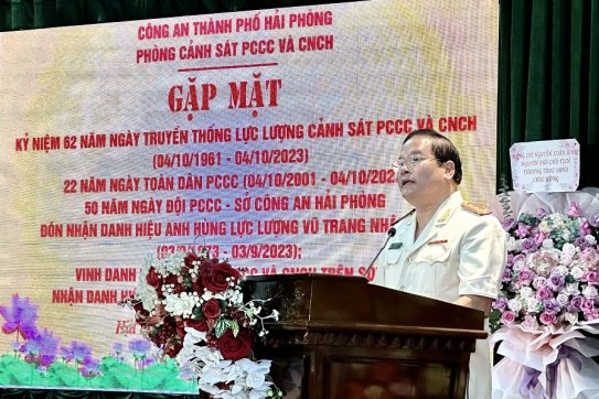 Hải Phòng kỷ niệm ngày truyền thống lực lượng phòng cháy chữa cháy và cứu hộ cứu nạn