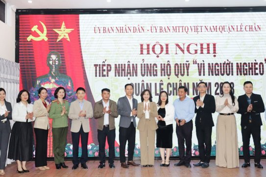 Quỹ “Vì người nghèo” quận Lê Chân tiếp nhận hơn 1,6 tỷ đồng kinh phí ủng hộ