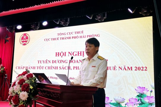 Hải Phòng tuyên dương 44 doanh nghiệp nộp thuế tiêu biểu 2022