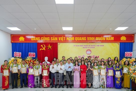 Quận Lê Chân: Kỷ niệm 93 năm Ngày truyền thống MTTQ Việt Nam