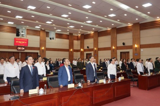 HĐND thành phố khóa XVI, nhiệm kỳ 2021 - 2026 thông qua 04 Nghị quyết tại Kỳ họp thứ 12 (Kỳ họp chuyên đề)