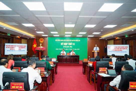 HĐND quận Ngô Quyền họp kỳ chuyên đề quyết định một số nội dung trong lĩnh vực đầu tư công đáp ứng kịp thời các nhiệm vụ phát triển kinh tế - xã hội