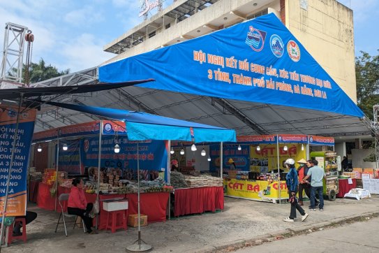 Kết nối cung cầu, xúc tiến thương mại giữa 03 tỉnh, thành phố Hải Phòng, Đà Nẵng và Sơn La