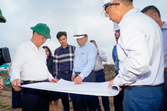 Đẩy nhanh tiến độ thi công Dự án đầu tư xây dựng đường nối tỉnh lộ 354 qua KCN Kiến Thụy đến đường bộ ven biển