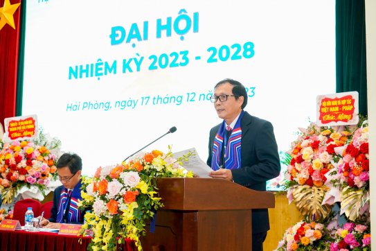 Hội hữu nghị Việt - Pháp thành phố Hải Phòng Đại hội nhiệm kỳ 2023 - 2028