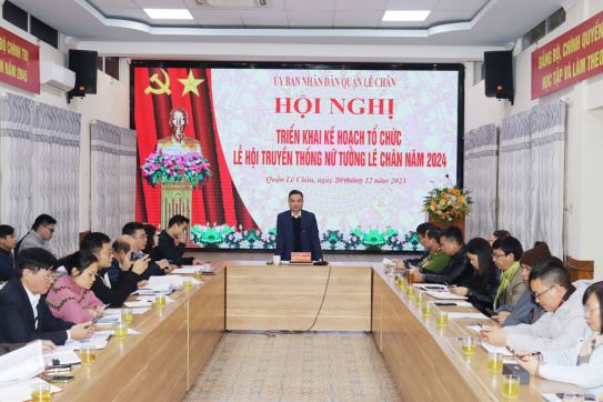 Triển khai Kế hoạch tổ chức Lễ hội truyền thống Nữ tướng Lê Chân năm 2024