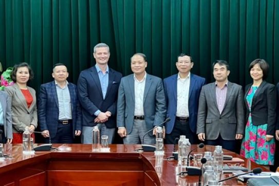 Delegation of CT Strategies company visited and worked in Hai Phong city 