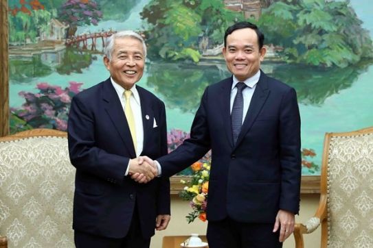 Deputy PM welcomes delegation of Japan's Kyushu Economic Federation