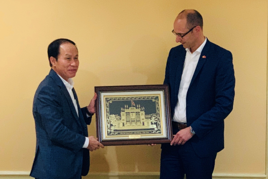 Bí thư Thành ủy Hải Phòng tiếp và làm việc với Chủ tịch Hạ viện Thụy Sĩ