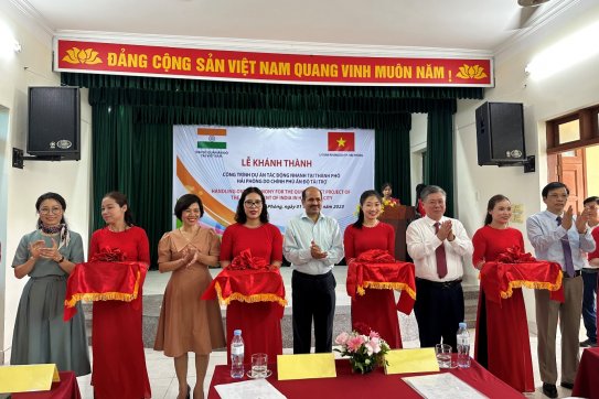 Lễ khánh thành Dự án “Nâng cấp, sửa chữa khu nhà ở cho đối tượng người già cô đơn, không nơi nương tựa, Trung tâm Nuôi dưỡng và bảo trợ xã hội Hải Phòng”