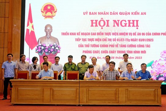 Quận Kiến An mở đợt cao điểm triển khai Đề án 06 và tăng cường thực hiện Chỉ thị số 01/CT-Tg ngày 03/01/2023 của Thủ tướng Chính phủ