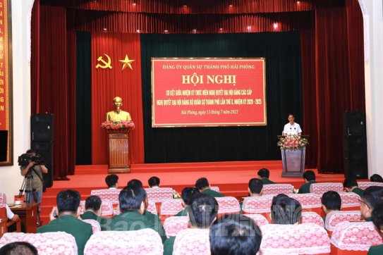 Đảng ủy Quân sự thành phố: Tập trung cao lãnh đạo, chỉ đạo, phấn đấu hoàn thành toàn diện các chỉ tiêu, nhiệm vụ