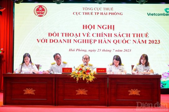 Hải Phòng: Gỡ vướng về chính sách thuế cho các doanh nghiệp Hàn Quốc