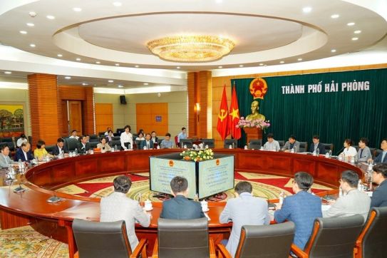 Chủ tịch UBND thành phố tiếp và làm việc với doanh nghiệp Hàn Quốc đến thăm và tìm hiểu về môi trường đầu tư tại Hải Phòng