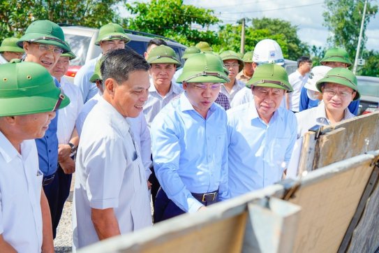 Lãnh đạo thành phố Hải Phòng và tỉnh Quảng Ninh kiểm tra tiến độ triển khai các Dự án cầu đường bộ chiến lược kết nối giữa 02 địa phương
