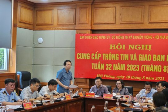 Hội nghị cung cấp thông tin và giao ban báo chí tuần thứ 32 năm 2023