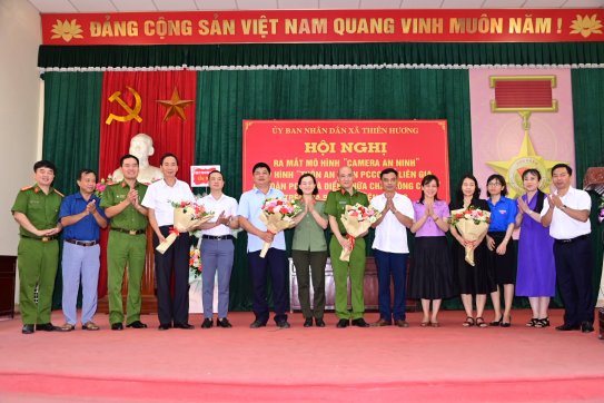 Ra mắt mô hình “Camera an ninh” và đảm bảo an toàn PCCC tại xã Thiên Hương (Thủy Nguyên)