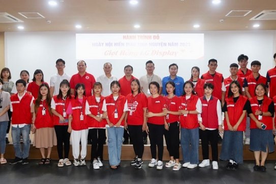Hơn 600 cán bộ, công nhân viên Công ty TNHH LG Display Việt Nam Hải Phòng tham gia Ngày hội hiến máu tình nguyện năm 2023