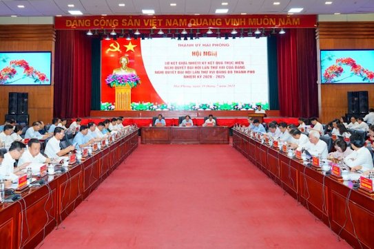 Hải Phòng kiên định thực hiện các chỉ tiêu Đại hội Đảng bộ nhiệm kỳ 2020-2025 đã đề ra