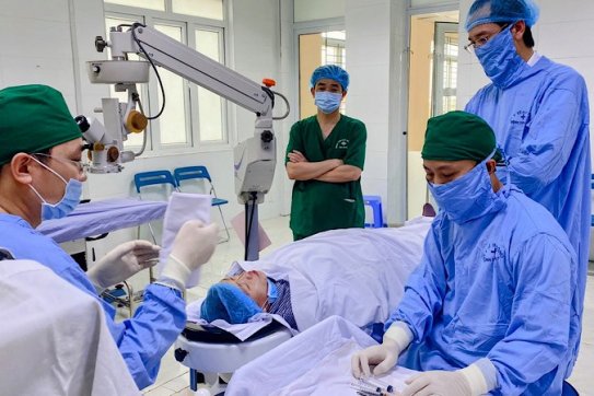 Hải Phòng cấp cứu kịp thời ca bệnh bị vỡ nhãn cầu mắt trái
