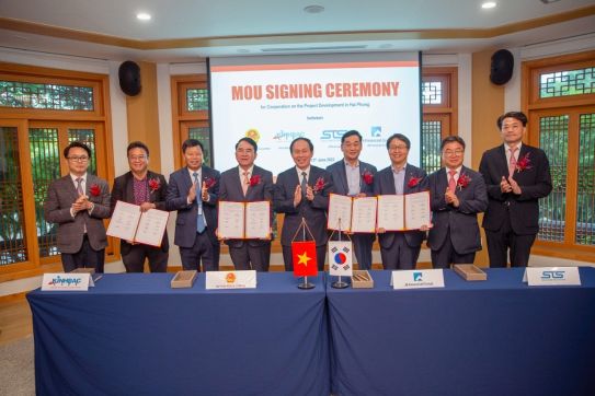 Thành phố Hải Phòng và Tổng công ty phát triển đô thị Kinh Bắc hợp tác với Tập đoàn STS và một số đối tác tại Hàn Quốc triển khai dự án tại Hải Phòng