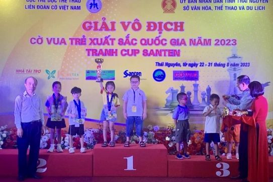 Đoàn Hải Phòng xuất sắc giành nhiều thành tích tại Giải Vô địch cờ vua trẻ Quốc gia 2023