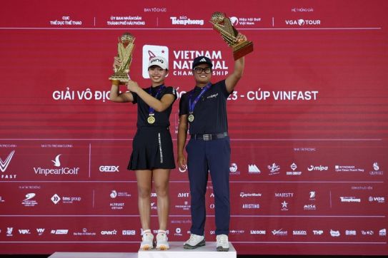 Nhất Long và Chúc An vô địch Giải golf quốc gia
