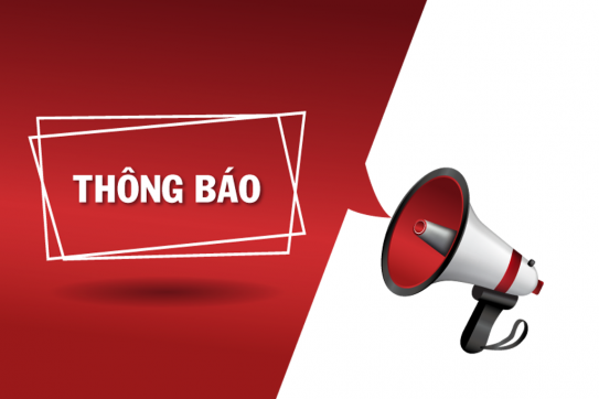 Thông báo thực hiện chủ trì nhiệm vụ