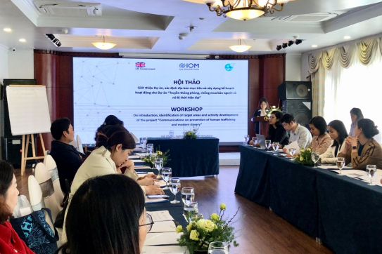 Hội thảo giới thiệu và lập kế hoạch hoạt động Dự án tình hình mua bán người, di cư lao động tại Hải Phòng