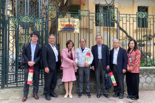 Sở Ngoại vụ làm việc với đoàn công tác thành phố Kitakyushu