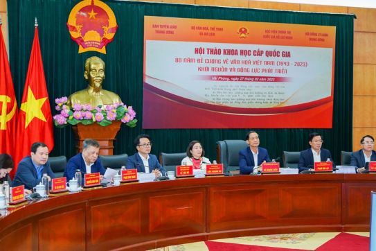 Hội thảo cấp quốc gia “80 năm Đề cương về văn hóa Việt Nam (1943 - 2023) - Khởi nguồn và động lực phát triển”