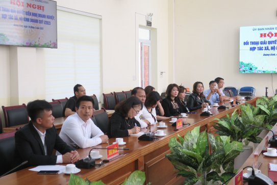 Quận Dương Kinh: Đối thoại giải quyết kiến nghị của doanh nghiệp, hợp tác xã và hộ kinh doanh trên địa bàn