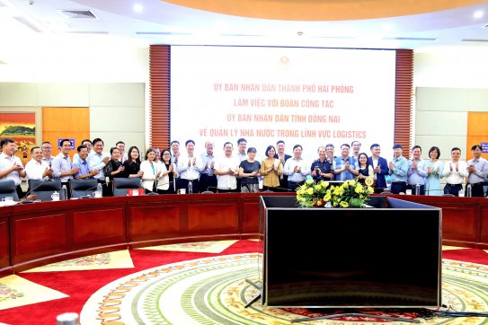 UBND thành phố Hải Phòng làm việc với Đoàn công tác UBND tỉnh Đồng Nai về công tác quản lý nhà nước trong lĩnh vực Logistics