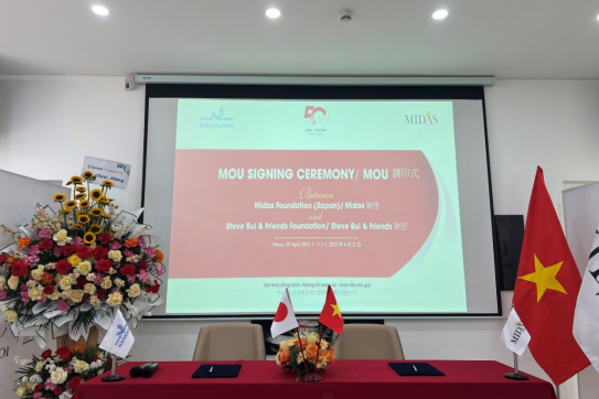 Quỹ Steve Bui & Những người bạn và Quỹ Midas (Nhật Bản) tăng cường phối hợp xây dựng dự án hỗ trợ cộng đồng tại Việt Nam và Đông Nam Á