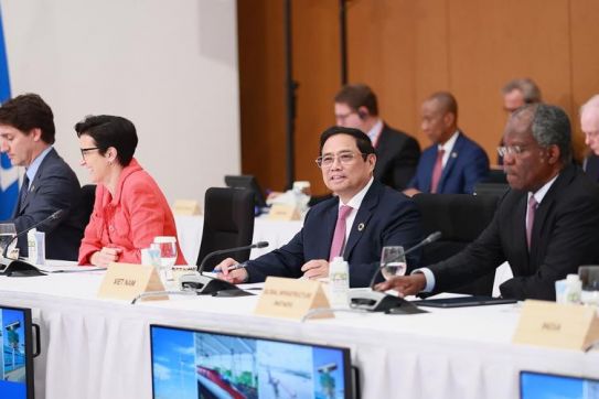 Thủ tướng đề nghị G7 hỗ trợ Việt Nam trở thành trung tâm năng lượng tái tạo
